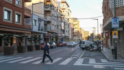 Aspecto actual de la Rambla Jaume I, en Cambrils. FOTO: FABIÁN ACIDRES