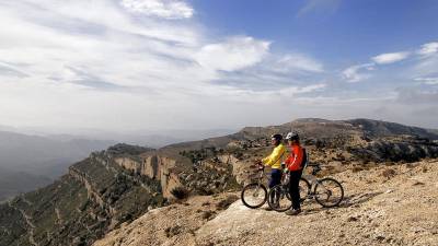 Ir con la bici por los paisajes de la Costa Daurada. FOTO: Joan Capdevila Vallvé