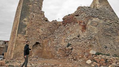 Marc Bigordà a la zona de l’àmbit sud-est, a millorar durant la quarta fase. Foto: Àngel Juanpere