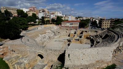 Vista desde arriba del Anfiteatro Romano de Tarragona. Foto: DT