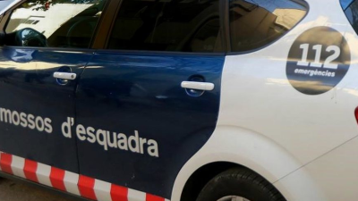 Los Mossos desalojaron la concentración.