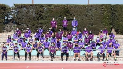 Atletas del Club Atletisme Tarragona. FOTO: Pere Tibau