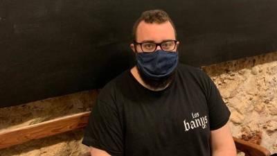 Joan Enric, en el restaurante 'Los Banys', de Tortosa. Foto: Cedida