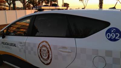 Imagen de un vehículo de la Policía Local de Cambrils. FOTO: PL Cambrils