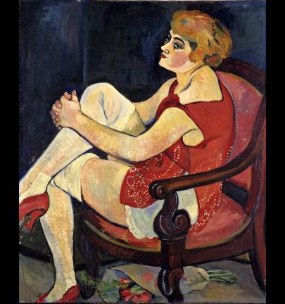 $!‘La Femme aux bas blancs’, 1924, de Suzanne Valadon. Foto: DT