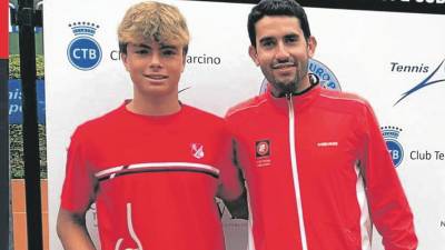 Pol Mas se llevó el título sub14 en el torneo Tennis Europe celebrado e n el CT Barcino. foto: ctt