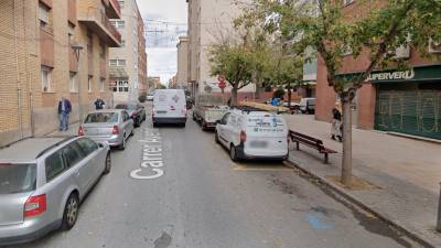 Imagen de la calle donde ha tenido lugar el atropello en Valls. Foto: Google Maps