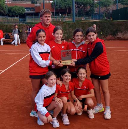 Las benjaminas del CT Tarragona. FOTO: CTT