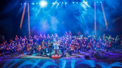 L’espectacle SALS30, que la Banda Unió Musical de Tarragona oferí l’any passat, coincidint amb el seu trenta aniversari. Foto: Pere Ferré