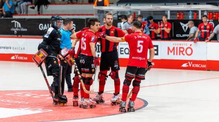 El Reus Deportiu derrotó al Sant Just en un exigente debut en casa en la OK Liga. Foto: Juanjo Viña