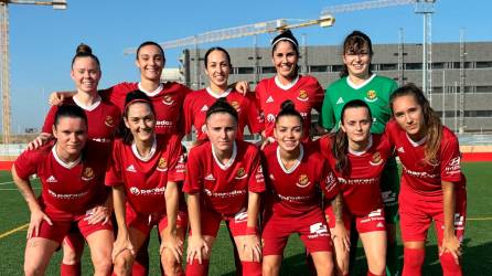 El once inicial del Nàstic en la Ciutat Esportiva de Campclar. Foto: Nàstic