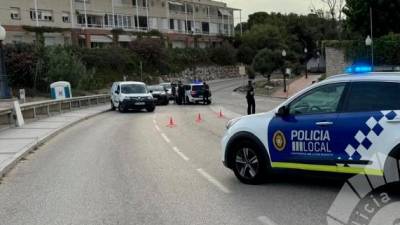 Un control en la zona de Francàs en El Vendrell.