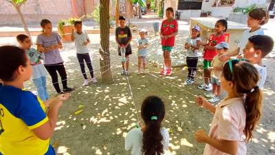 El grups d’infants va gaudir de les activitats d’estiu durant la primera quinzena del mes de juliol. Foto: Fundació Bara / cedida