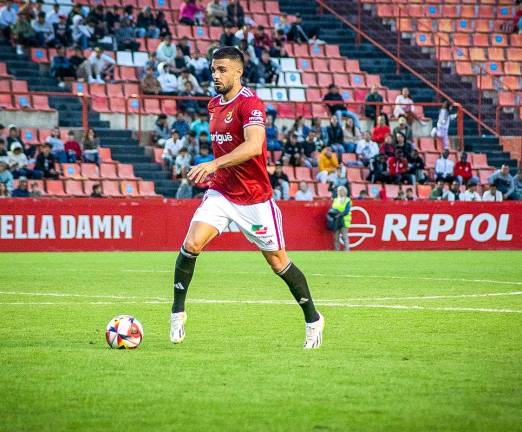 Nacho González regresará al equipo titular ante el Tarazona este domingo a las 17.00 horas. Foto: Nàstic