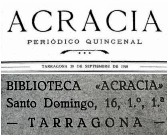 $!Des del carrer de sant Domènec de Tarragona, la parella Paredes-Plaja convertí Tarragona en un referent editorial llibertari.