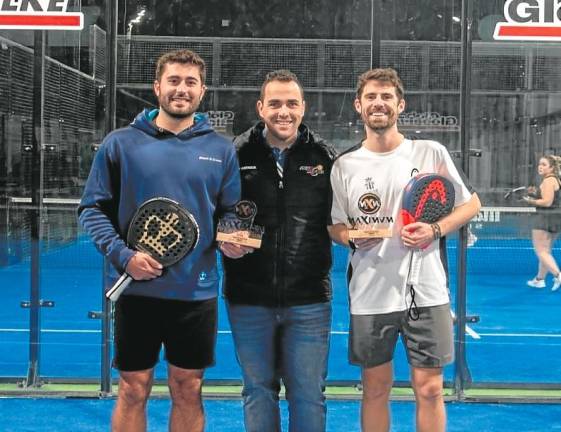 Gerard Boquet y Tiri Fauró, ganadores del Master Final. foto: cedida