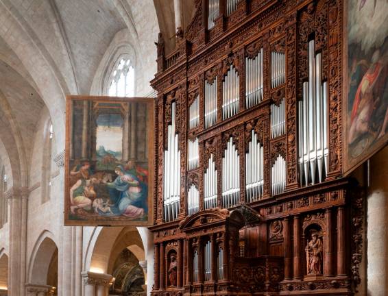 El órgano de la Catedral de Tarragona. Foto: Cedida