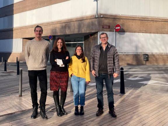 $!De izquierda a derecha, Albert Salas, Nancy Babio, Cristina Valle y Jordi Salas-Salvadó, el equipo investigador que ha participado en el estudio. Foto: URV