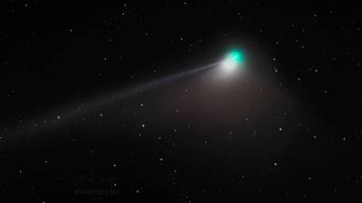 El cometa C/2022/E3. Foto: Aleix Roig (Parc Astronòmic de les Muntanyes de Prades)