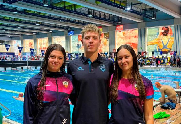 Ona y Martí Rosell y Maria Huertas. FOTO: CN Tarraco