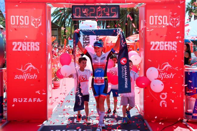 Aurélia Boulanger coronó la categoría femenina con ventaja. FOTO: alba mariné