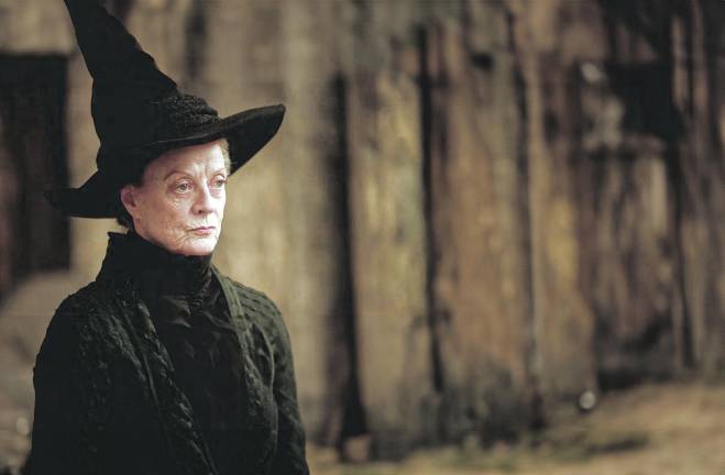 Maggie Smith como la profesora Minerva McGonagall. Foto: DT