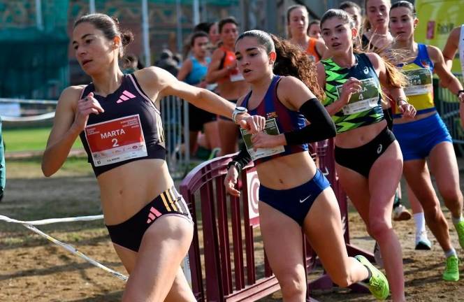 Marta Galimany, durante la carrera internacional disputada en Granollers. Foto: Instagram