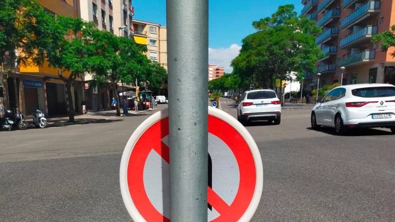 $!La señal ‘tímida’ de Tarragona que puede ser un peligro