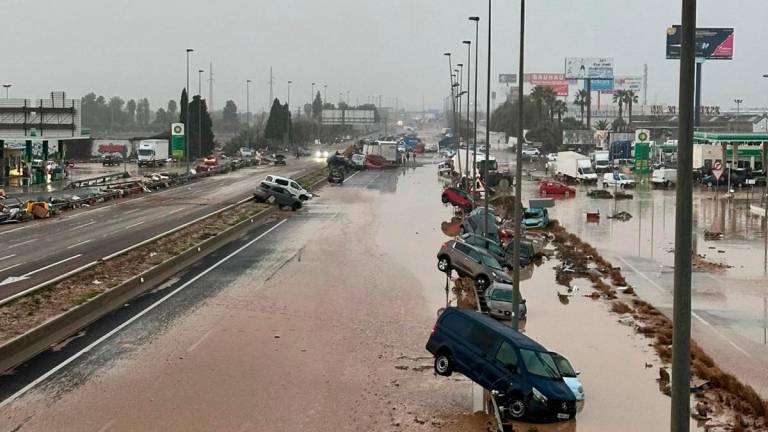 Imágenes de los destrozos causados por la Dana en diferentes puntos de la Comunitat Valenciana. Foto: X