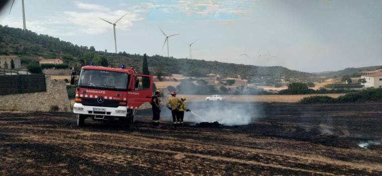 $!Seis dotaciones han participado en la extinción del fuego. Foto: DT