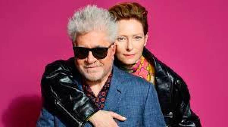 Pedro Almodóvar y Tilda Swinton. Foto: ACN