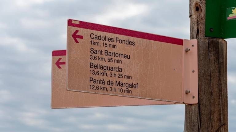 Panel de señalización. FOTO: Santi García