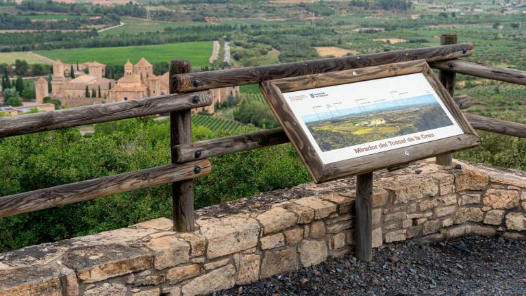 Mirador del monasterio de Poblet. FOTO: Santi García