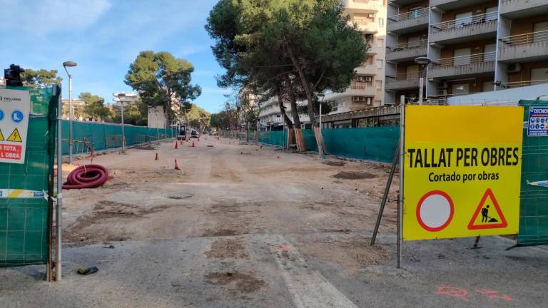 Imagen del tramo de la calle que estará en obras a partir de la próxima semana. Foto: Aj. Salou