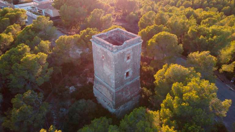 $!La torre del telégrafo de Coma-ruga.