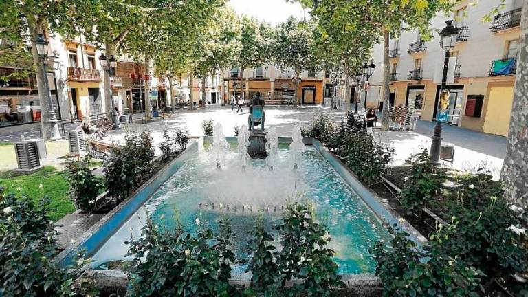 $!La actual plaza Nova de El Vendrell.