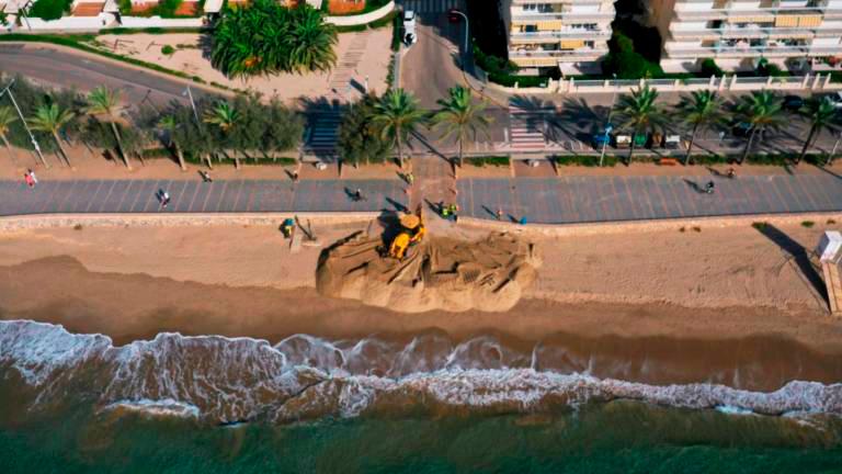 Acciones para hacer más resistentes playas de Calafell.