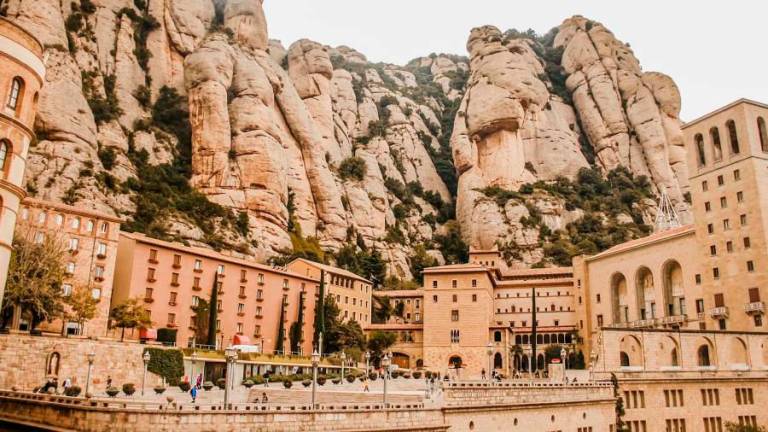Imatge de l’exterior del Monestir de Montserrat. Foto: cedida
