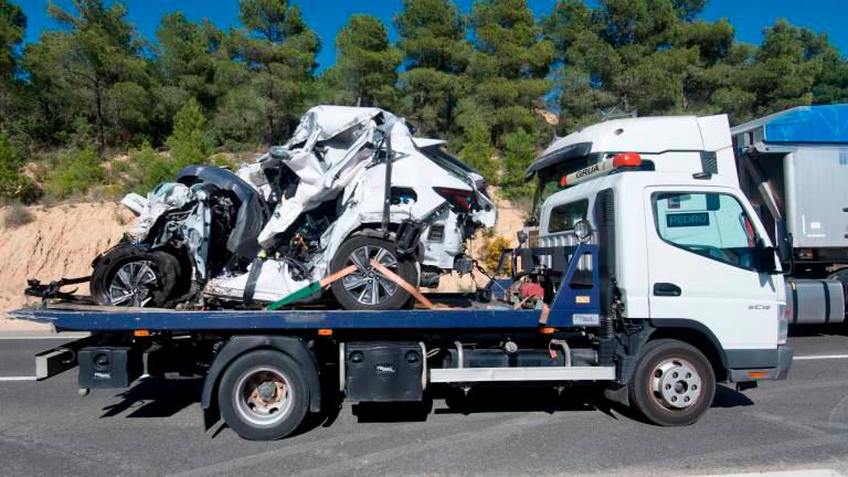 Imagen de uno de los accidentes mortales de este 2024. Foto: Joan Revillas