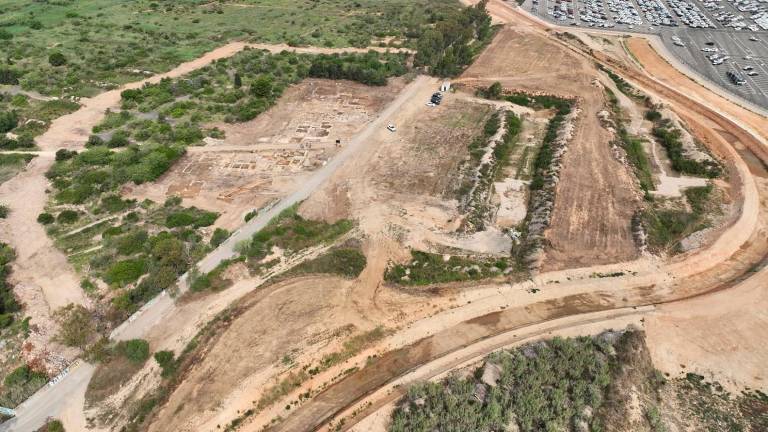 El yacimiento de la Vil·la Romana de Cal·lípolis se encuentra dentro de los terrenos portuarios. foto: APT