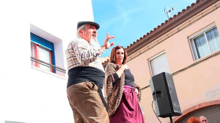 La muestra que se presentó a los vecinos del Ball Parlat. FOTO. ROSER URGELL