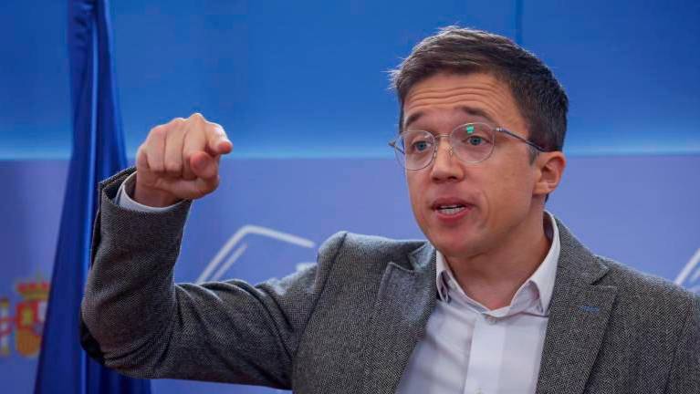 El portavoz de Sumar en el Congreso de los Diputados, Íñigo Errejón. Foto: EFE