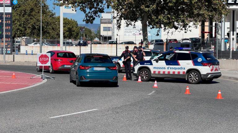 En el marco de este dispositivo, se han identificado a 29 personas y 22 vehículos. Foto: Mossos d’Esquadra