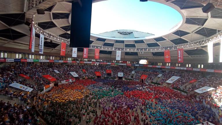 El último Concurs de Castells, hace dos años. Foto: Alfredo González