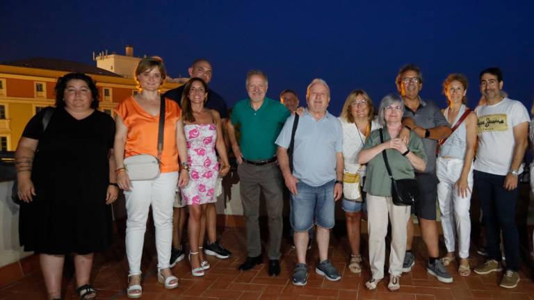 En Casa Canals también estuvieron presentes el alcalde de Tarragona, Rubén Viñuales, y otros concejales. FOTO: PERE FERRÉ