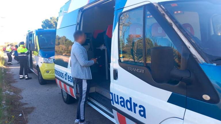 Uno de los controles realizados por los Mossos d’Esquadra. Foto: Mossos d’Esquadra