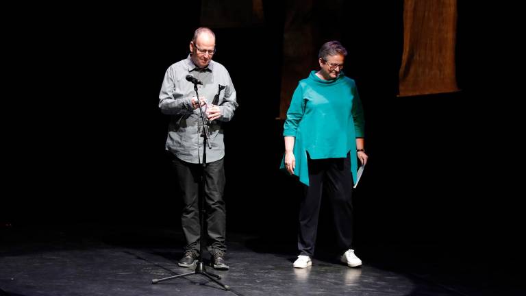 $!El Premi de Traducció Vidal Alcover fue a parar a Marc Donat Balcell. FOTO: PERE FERRÉ