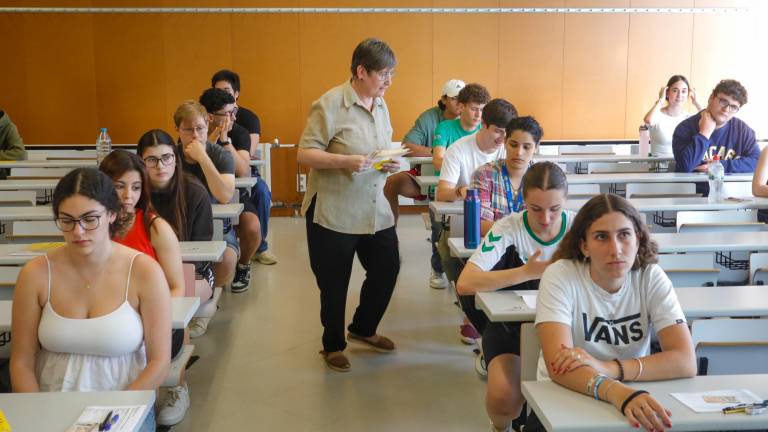 Alumnos de Tarragona durante un examen de Selectividad de este año. Foto: Pere Ferré