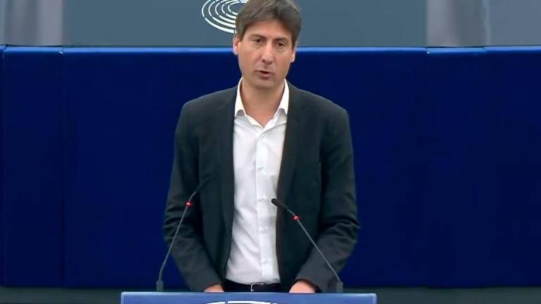 Jordi Solé en una comparecencia en el Parlamento Europeo. Foto: @jordisolef