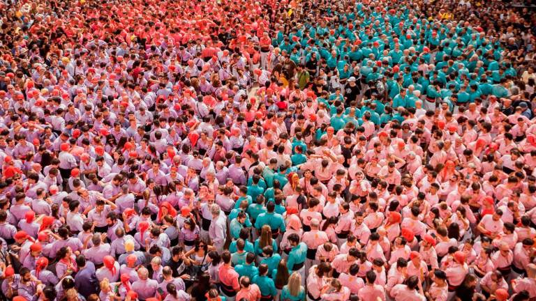 Primer diumenge de la Diada castellera de Santa Tecla a Tarragona. Foto: Ajuntament de Tarragona